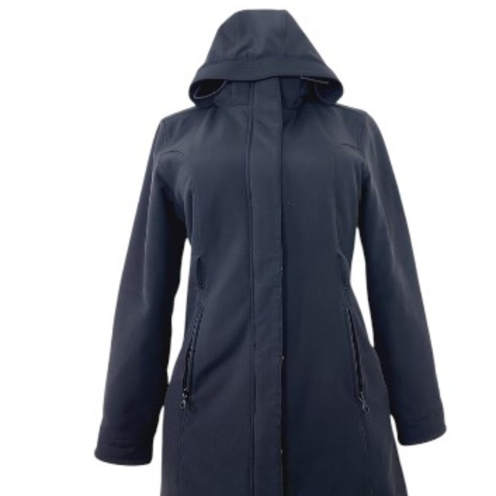 The North Face Women's Black Hooded Long Winter Snow Parka Jacket Size M